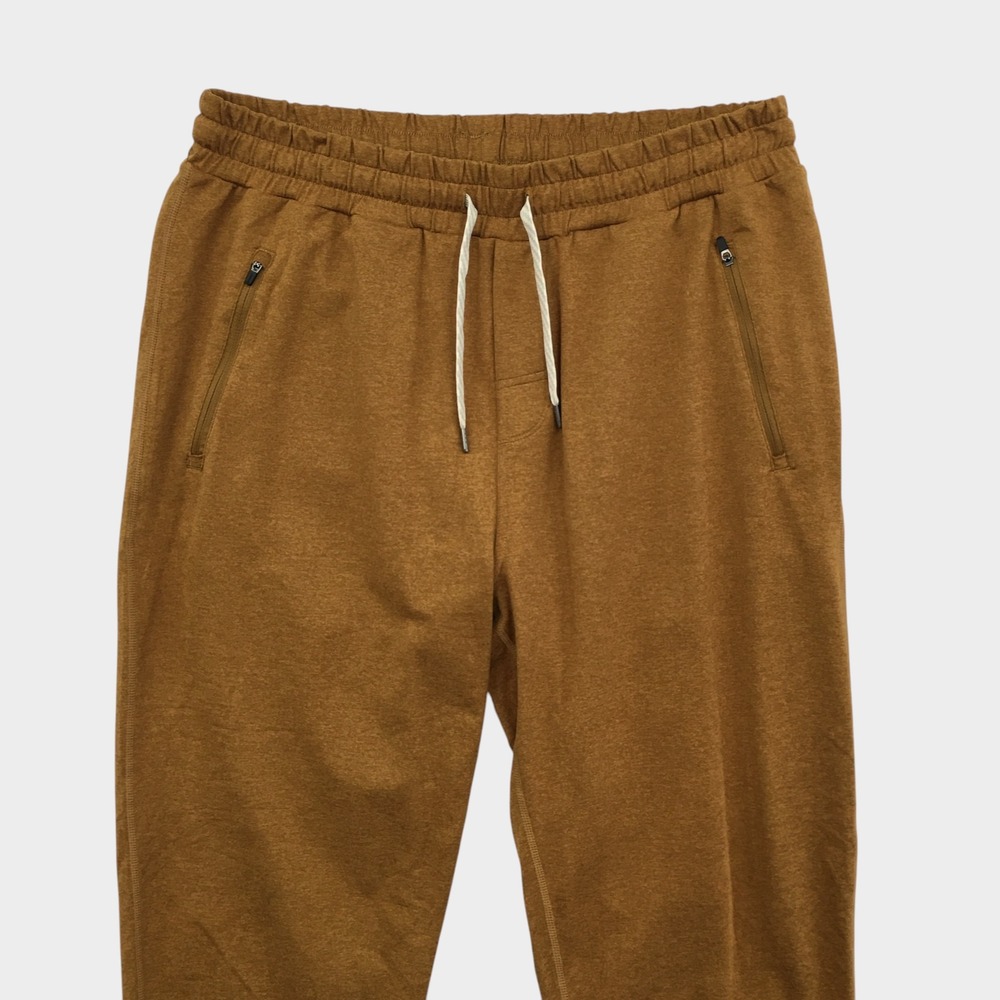 Vuori Ponto Performance Jogger Mens XL Russet Heather Elastic Waist Sweatpants
